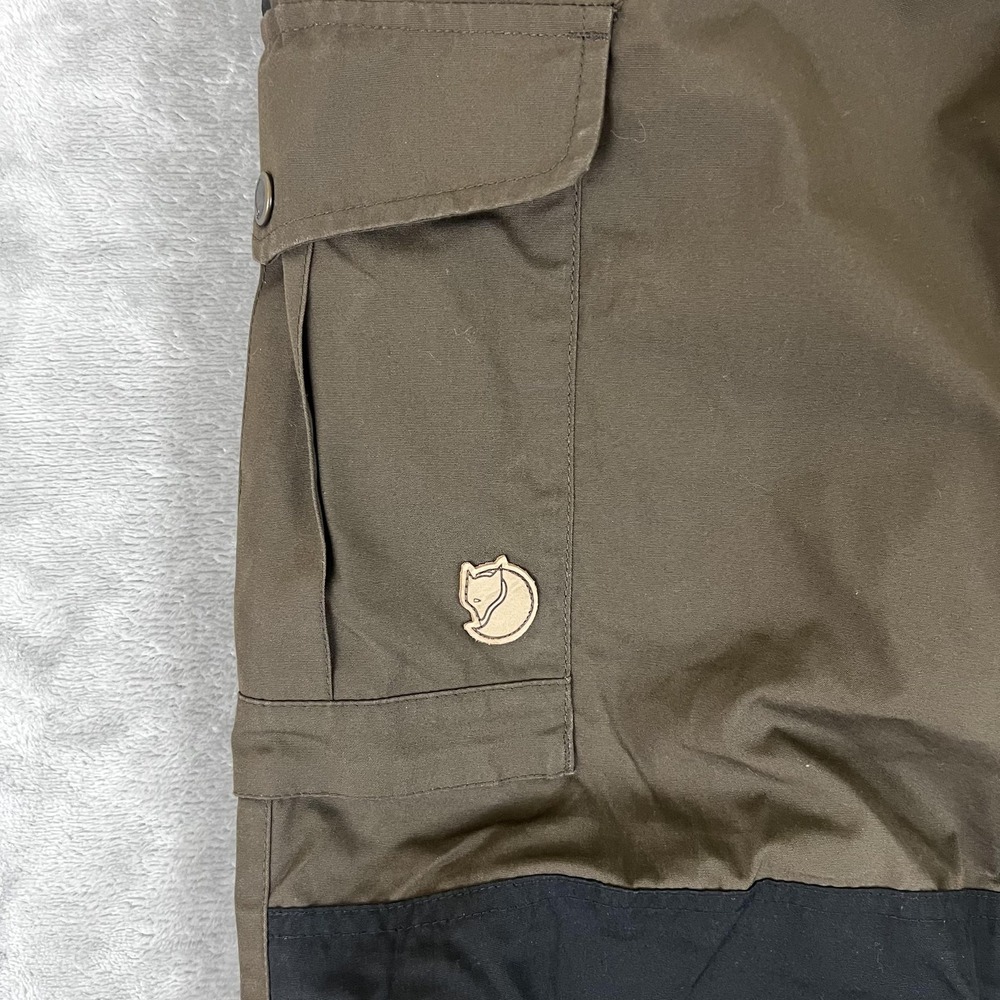 Fjallraven Vidda Pro Pants Mens 37 Long Brown Black G-1000 Hiking Cargo - Picture 9 of 16